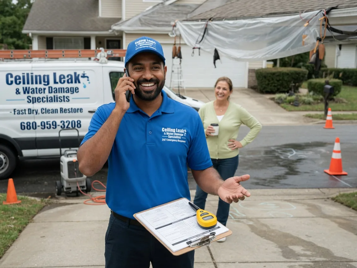 Ceiling Leak Cleanup Harper, IA FAQs